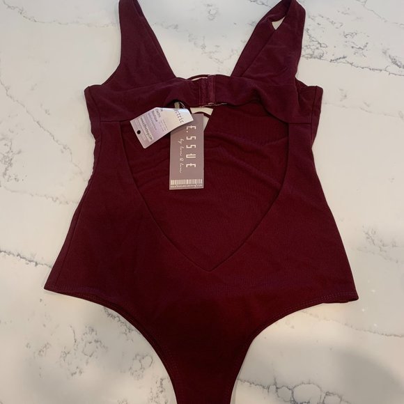Burgundy Bodysuit - Picture 2 of 2